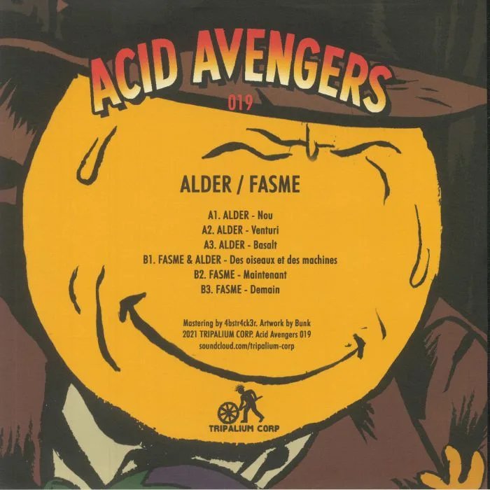 Back cover — ALDER / FASME — Acid Avengers 019