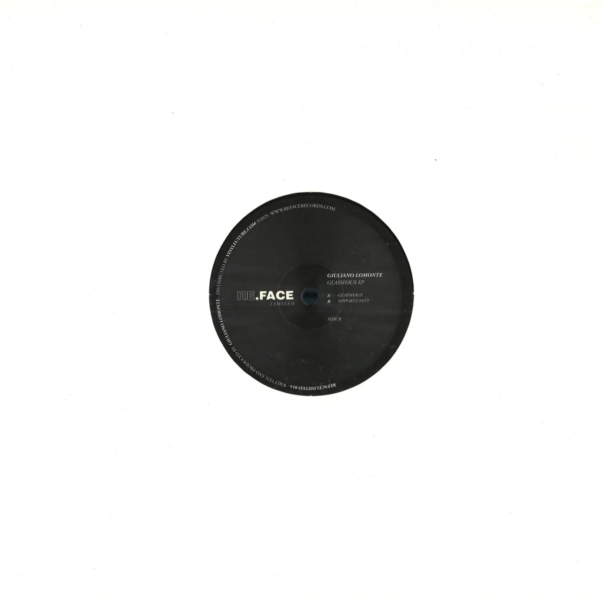 Back cover — Giuliano Lomonte — Glasshaus EP