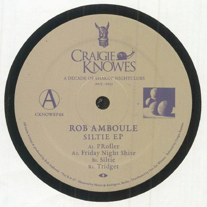 Лицевая сторона обложки — Rob AMBOULE — Siltie EP