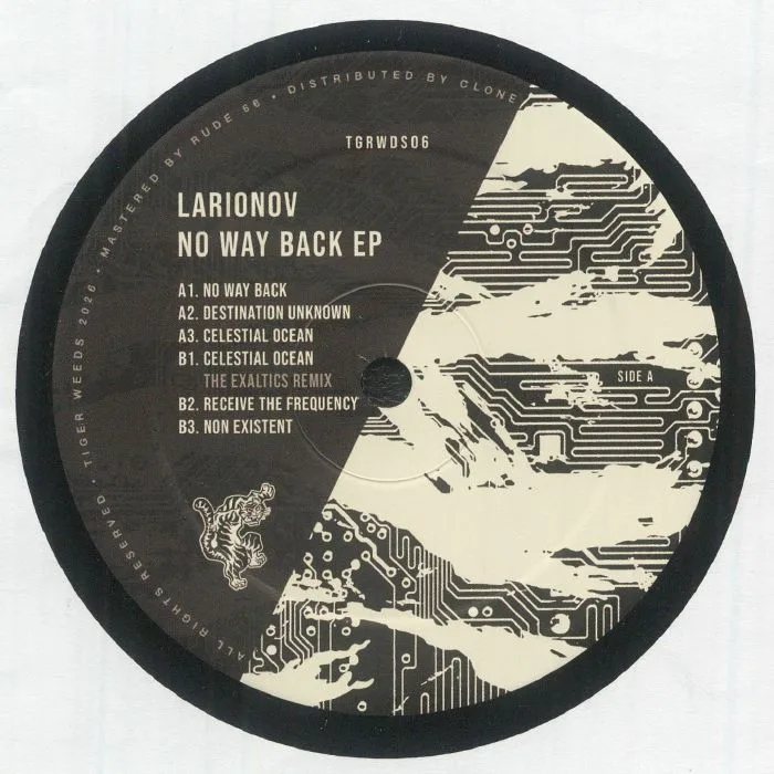 Front cover — LARIONOV — No Way Back EP