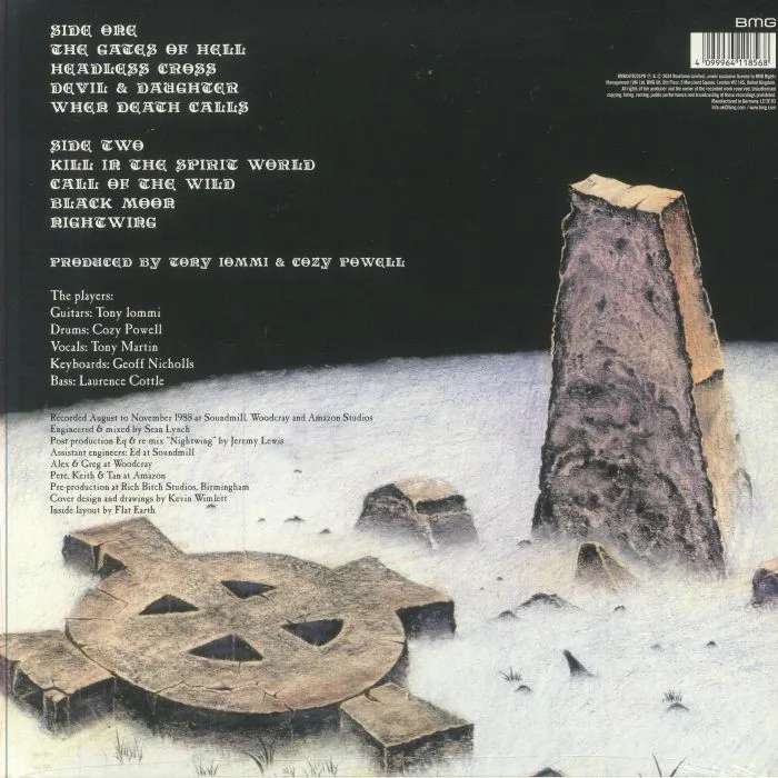 Back cover — BLACK SABBATH — Headless Cross (2024 remaster)