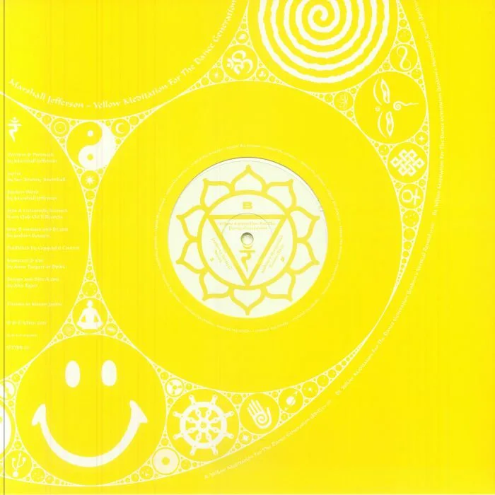 Обратная сторона обложки — Marshall JEFFERSON — Yellow Meditation For The Dance Generation
