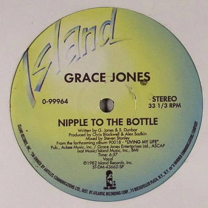 Back cover — Grace JONES — Nipple To The Bottle