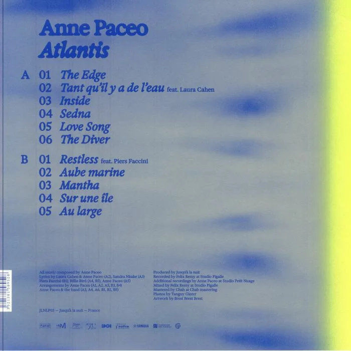 Back cover — Anne PACEO — Atlantis
