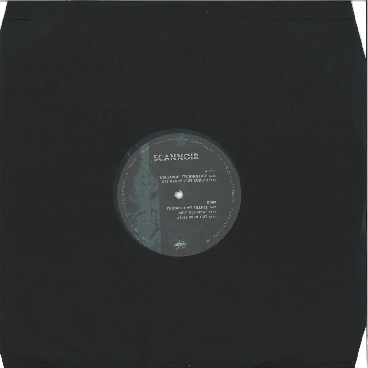 Back cover — Scannoir — Through My Silence EP