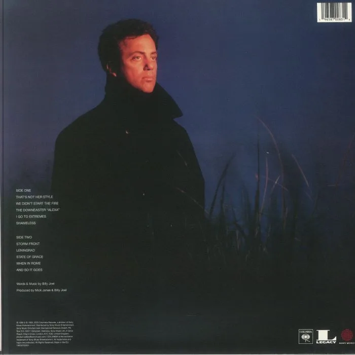 Back cover — Billy JOEL — Storm Front (reissue)