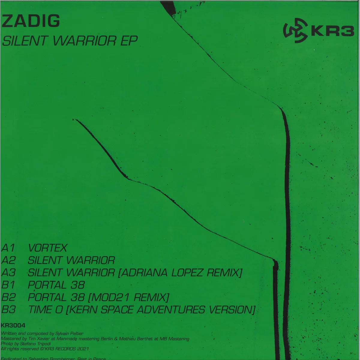 Back cover — Zadig — Silent Warrior EP