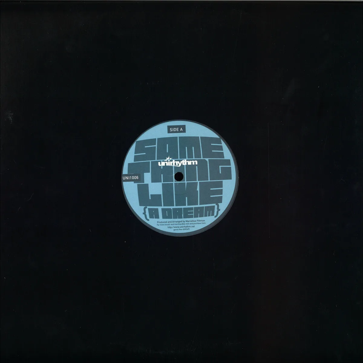 Back cover — Marcellus Pittman — Something Like (A Dream)