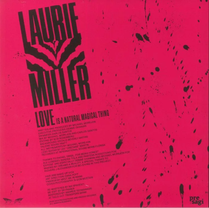 Обратная сторона обложки — Laurie MILLER — Love Is A Natural Magical Thing