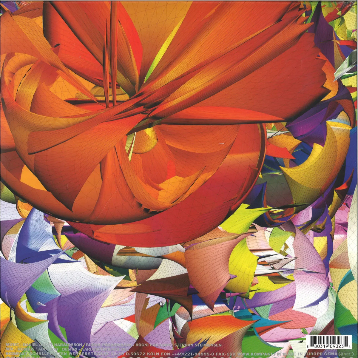 Back cover — Gusgus — Mexico LP