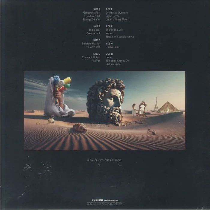 Back cover — DREAM THEATER — Quarantieme: Live A Paris (Deluxe Edition)