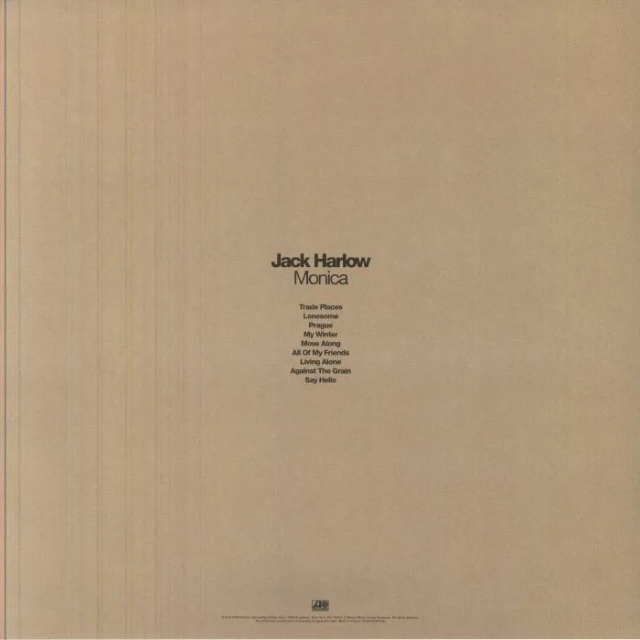 Back cover — Jack HARLOW — Monica