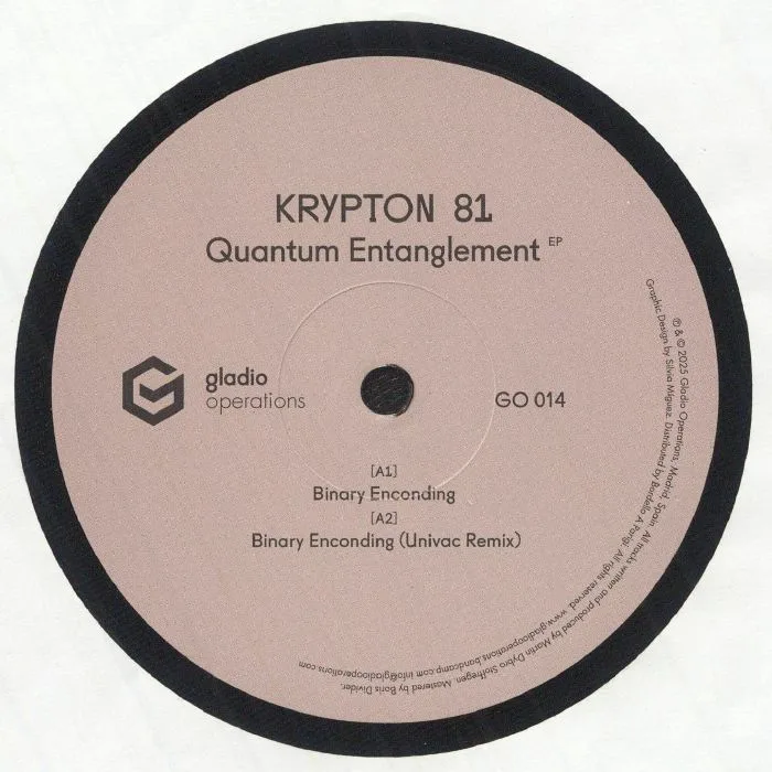 Лицевая сторона обложки — KRYPTON 81 — Quantum Entanglement