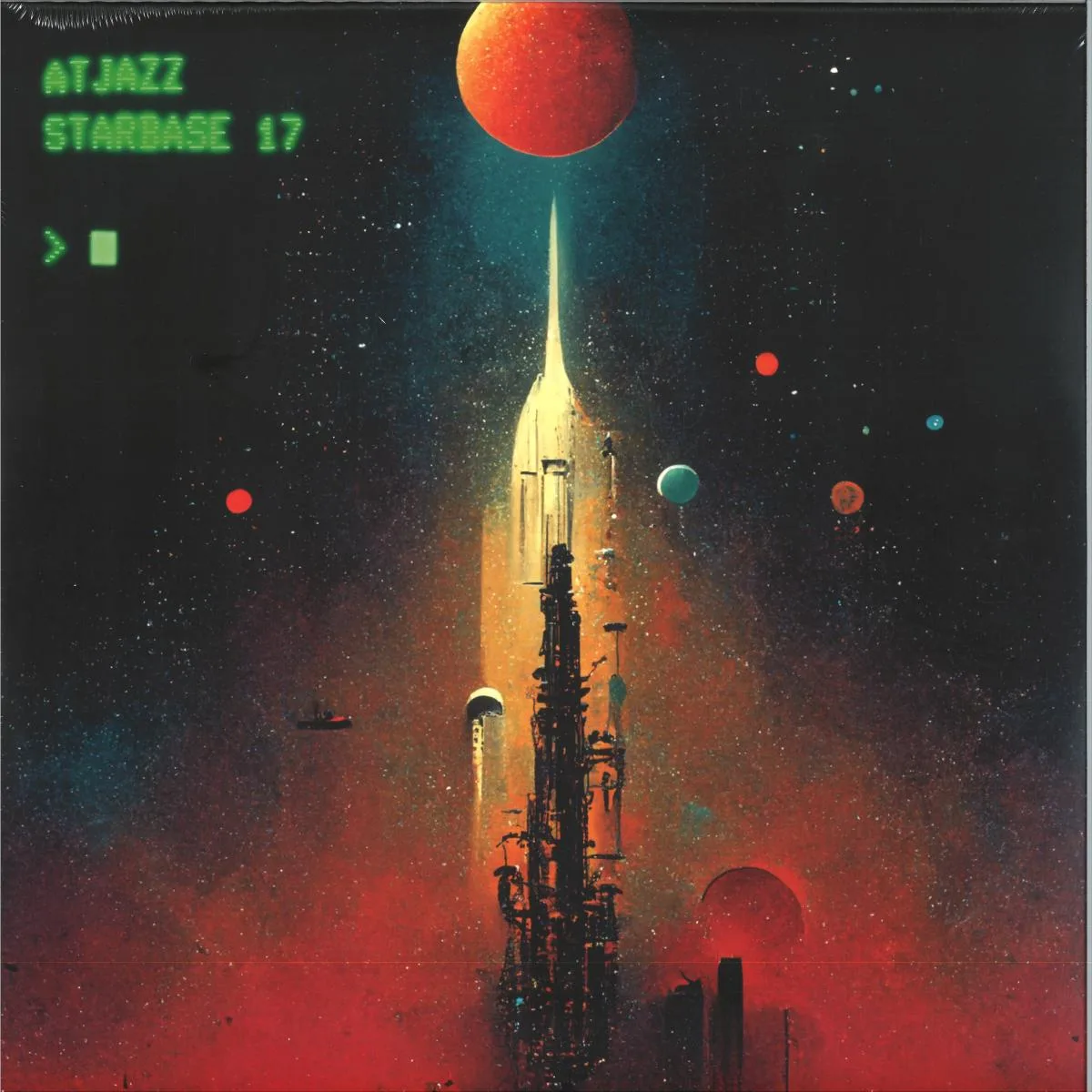 Лицевая сторона обложки — Atjazz — Starbase 17 LP 3x12"