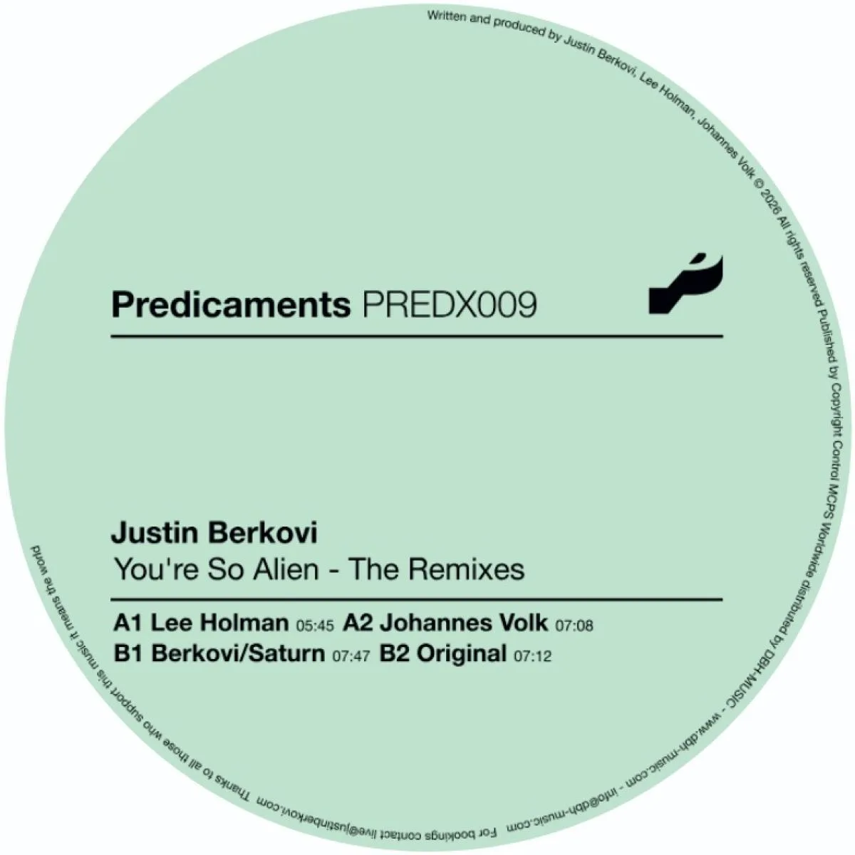 Justin Berkovi — You're So Alien - The Remixes