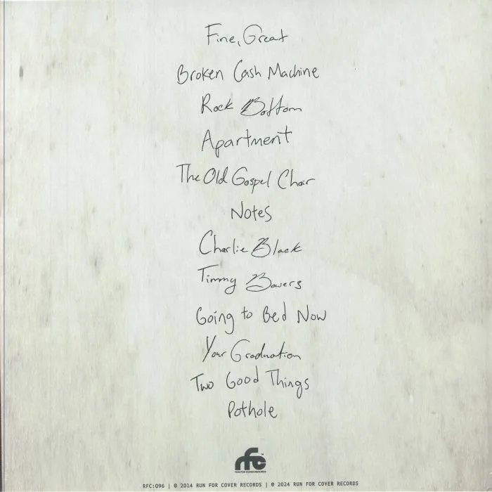 Back cover — MODERN BASEBALL — You're Gonna Miss It All (10th Anniversary Edition)