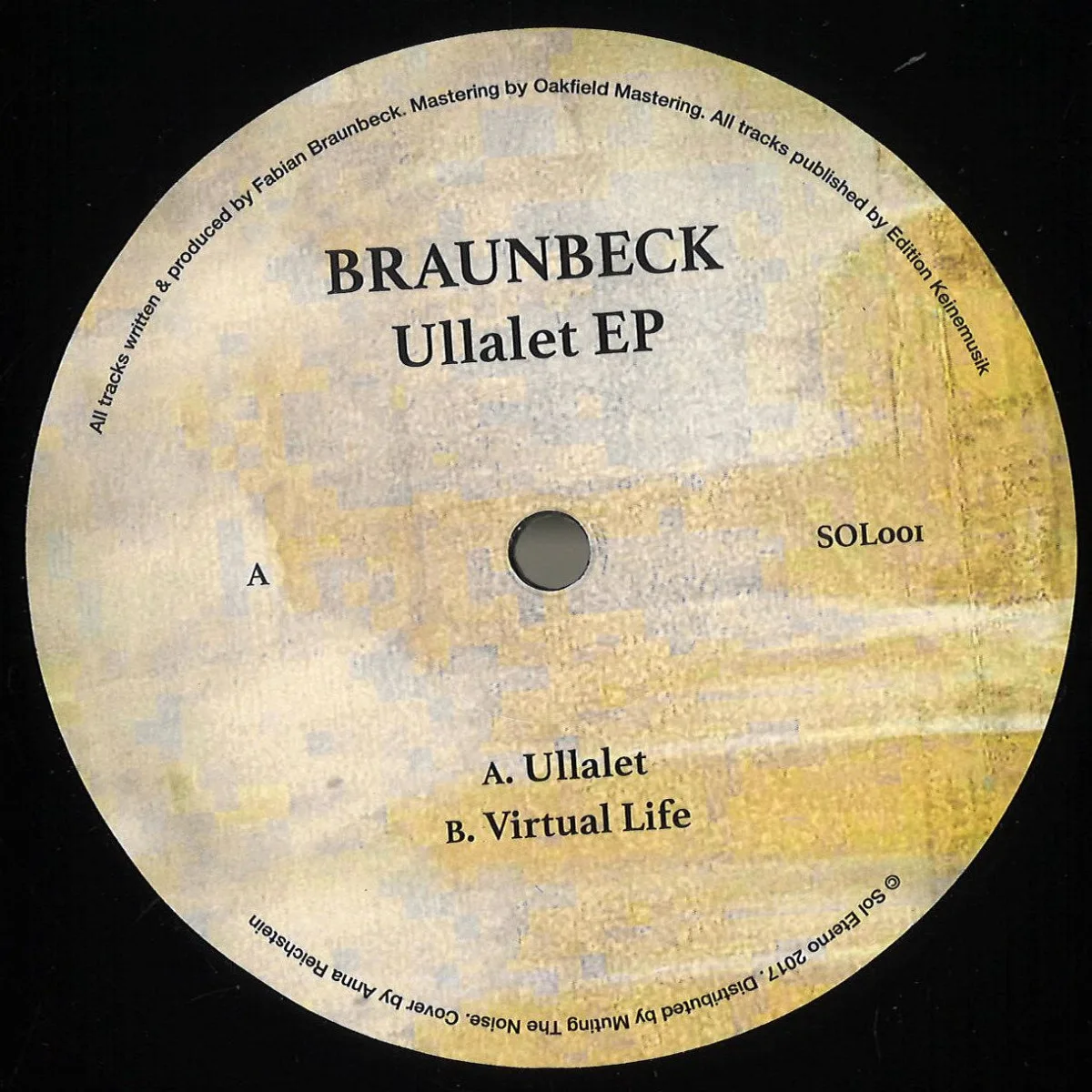 Лицевая сторона обложки — Braunbeck — Ullalet