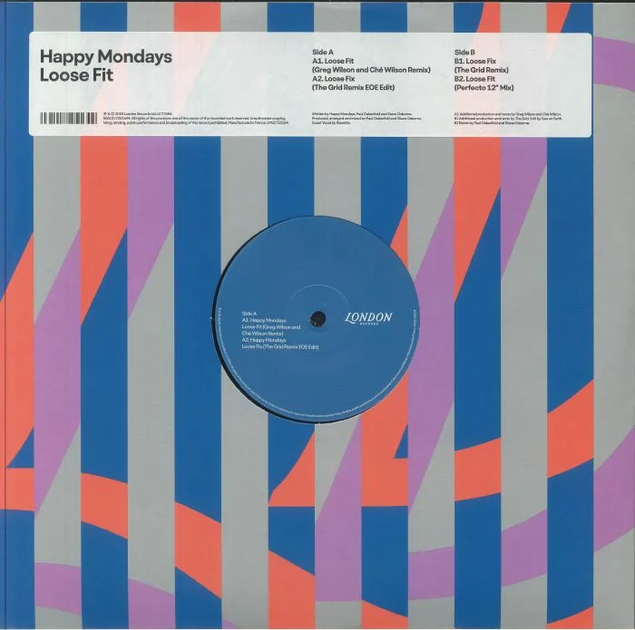 Лицевая сторона обложки — HAPPY MONDAYS — Loose Fit