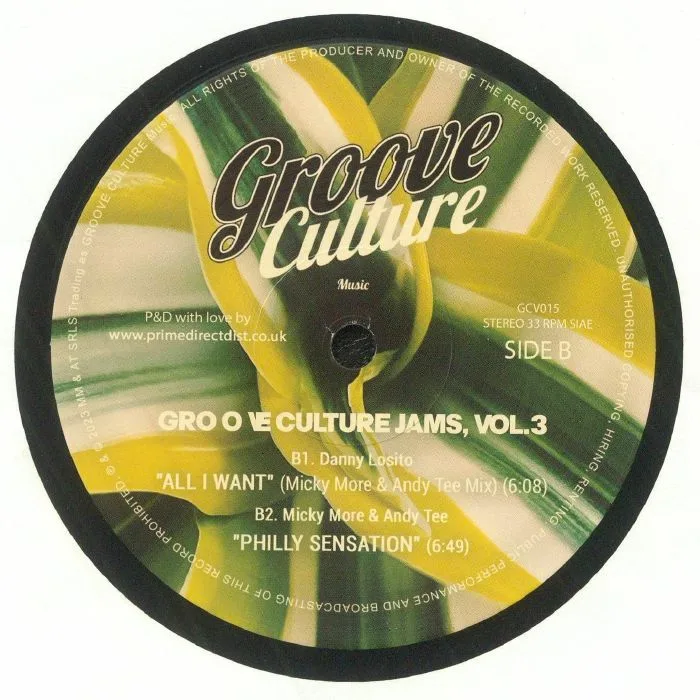 Back cover — MICKY MORE / ANDY TEE / REVERENDOS OF SOUL / ANDUZE / SERGE FUNK / DANNY LOSITO — Groove Culture Jams Vol 3