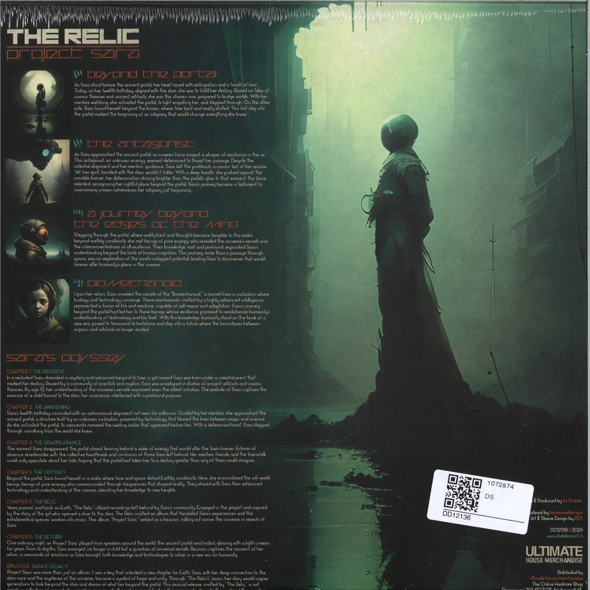 Back cover — The Relic — Project Sahara