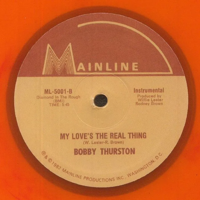Обратная сторона обложки — Bobby THURSTON — My Love's The Real Thing