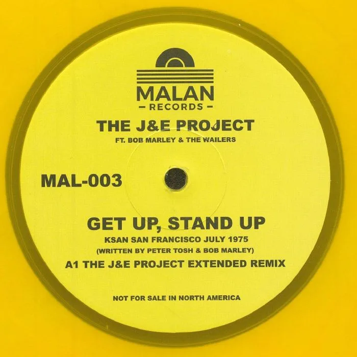 Front cover — J&E PROJECT / BOB MARLEY & THE WAILERS — Get Up Stand Up