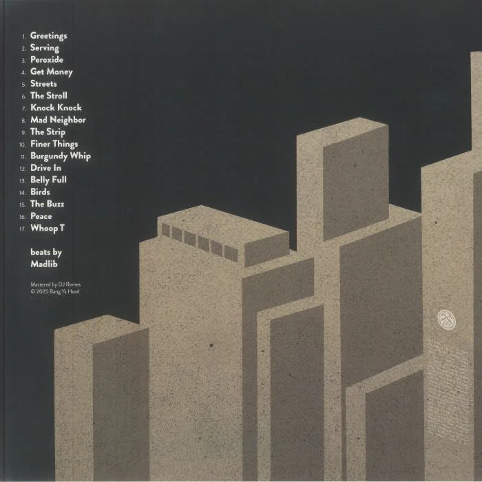 Back cover — MED / BLU / MADLIB — Bad Neighbor (10th Anniversary Edition)