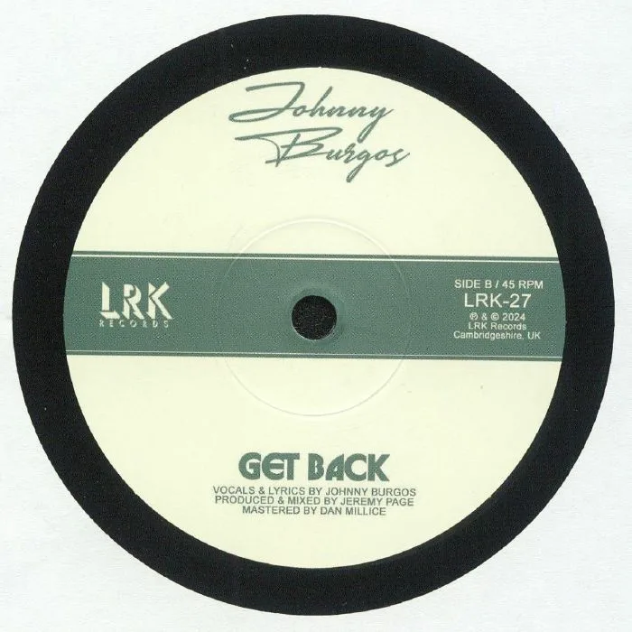 Back cover — Johnny BURGOS — Hit Me Like