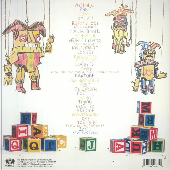 Back cover — ATMOSPHERE — Jestures