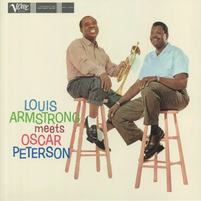 Front cover — Louis ARMSTRONG / OSCAR PETERSON — Louis Armstrong Meets Oscar Peterson (Acoustic Sounds Series Audiophile Edition)