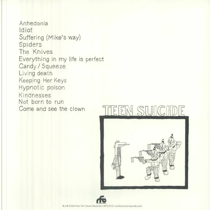 Back cover — TEEN SUICIDE — Nude Descending Staircase Headless