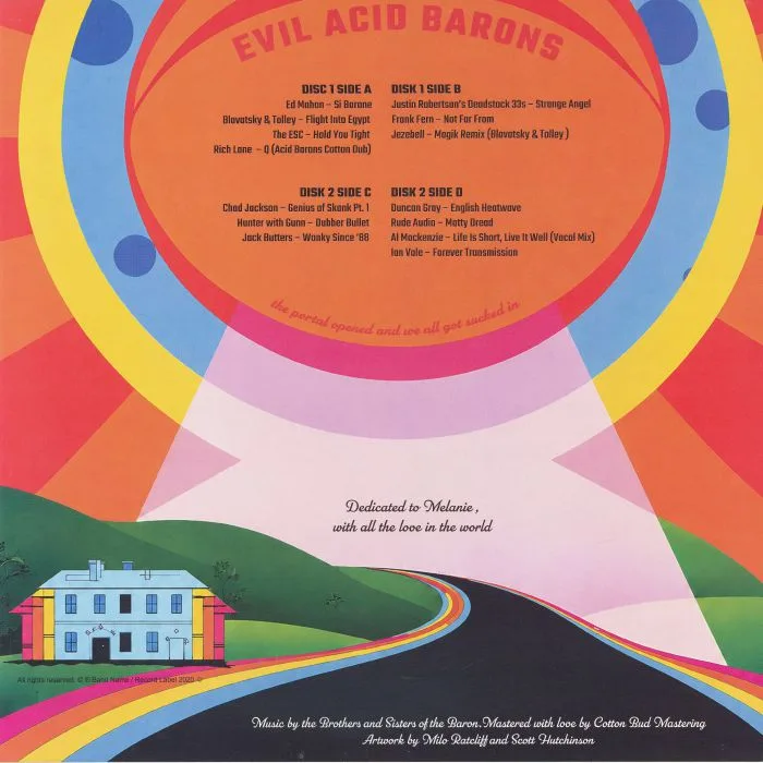 Обратная сторона обложки — VARIOUS — Evil Acid Barons