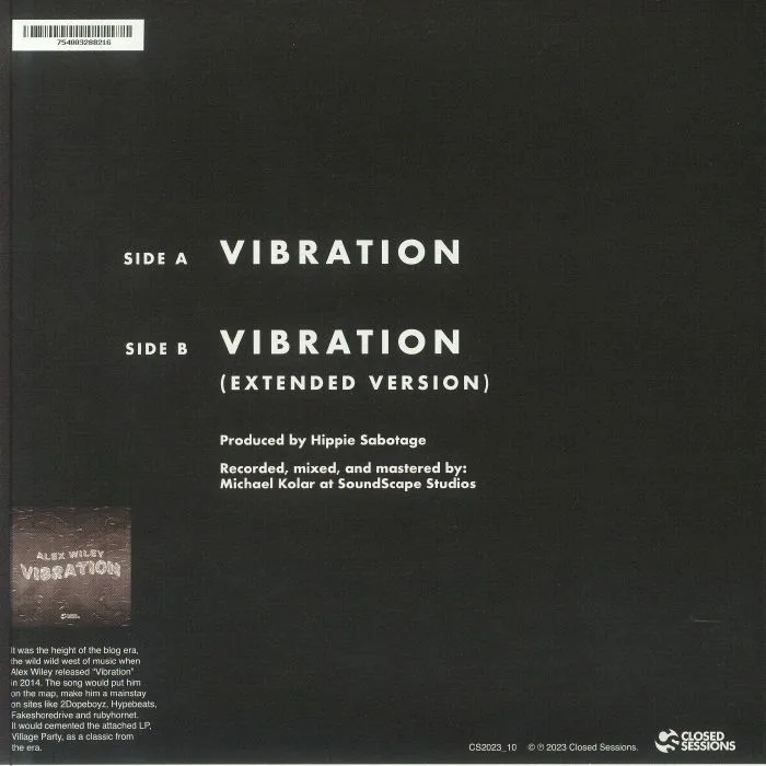 Back cover — Alex WILEY — Vibration