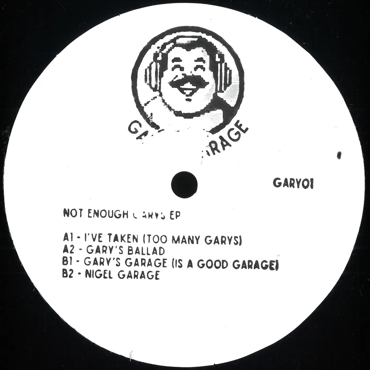 Лицевая сторона обложки — Unknown — Not Enough Gary’s EP