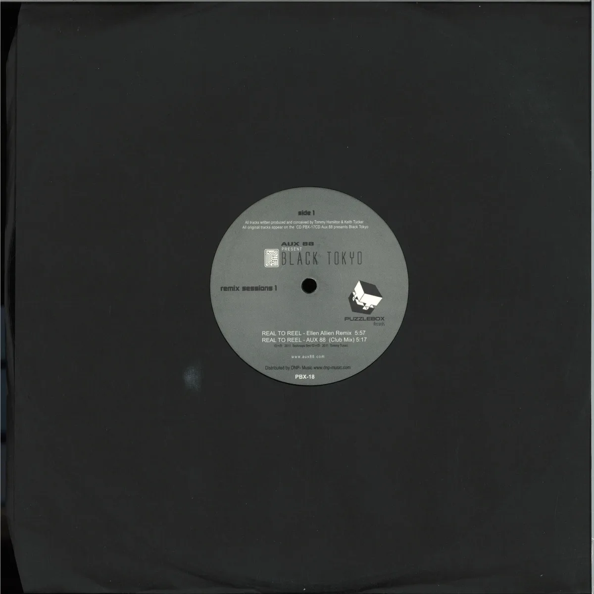Back cover — Aux 88presentsBlack Tokyo — Remix Sessions 1
