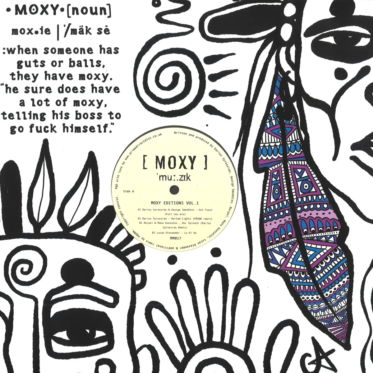 Обратная сторона обложки — Various — Moxy Muzik Editions Vol. 1
