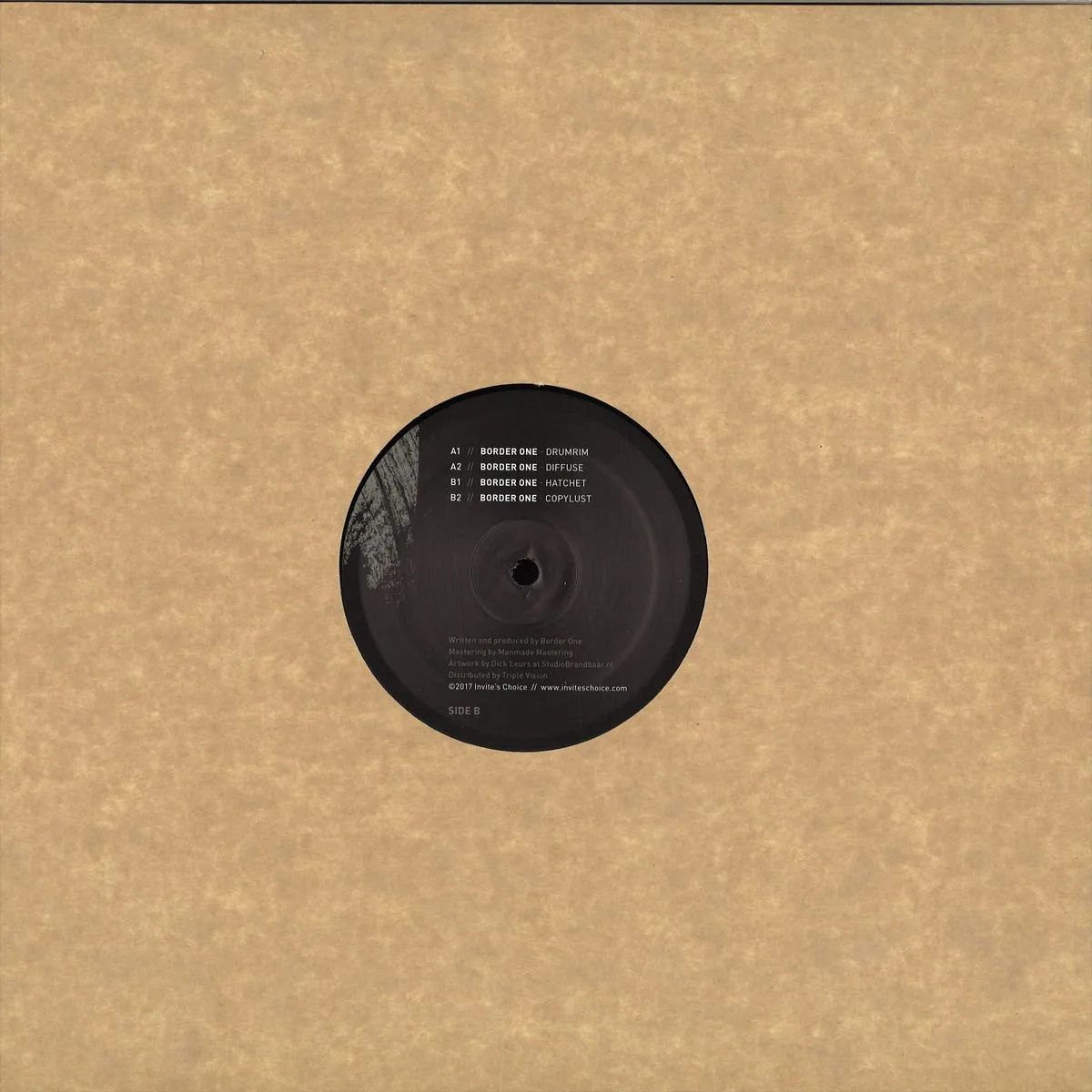 Back cover — Border One — Unspoken Voices Ep