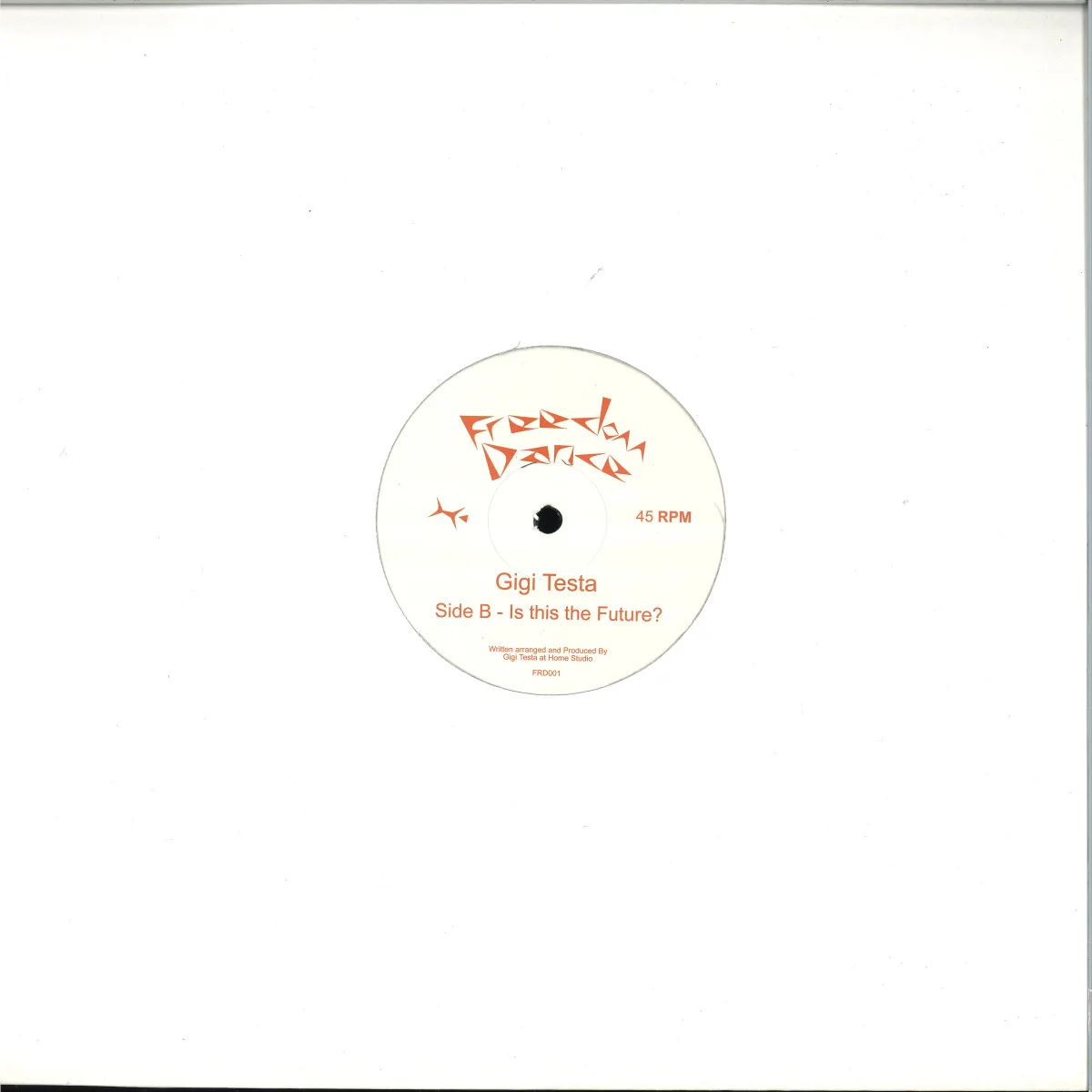Back cover — Gigi Testa — Earth on Faya EP