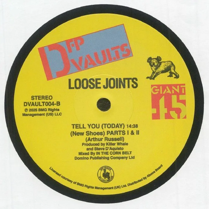 Обратная сторона обложки — LOOSE JOINTS — Tell You (Today) (Dimitri From Paris Special Version)