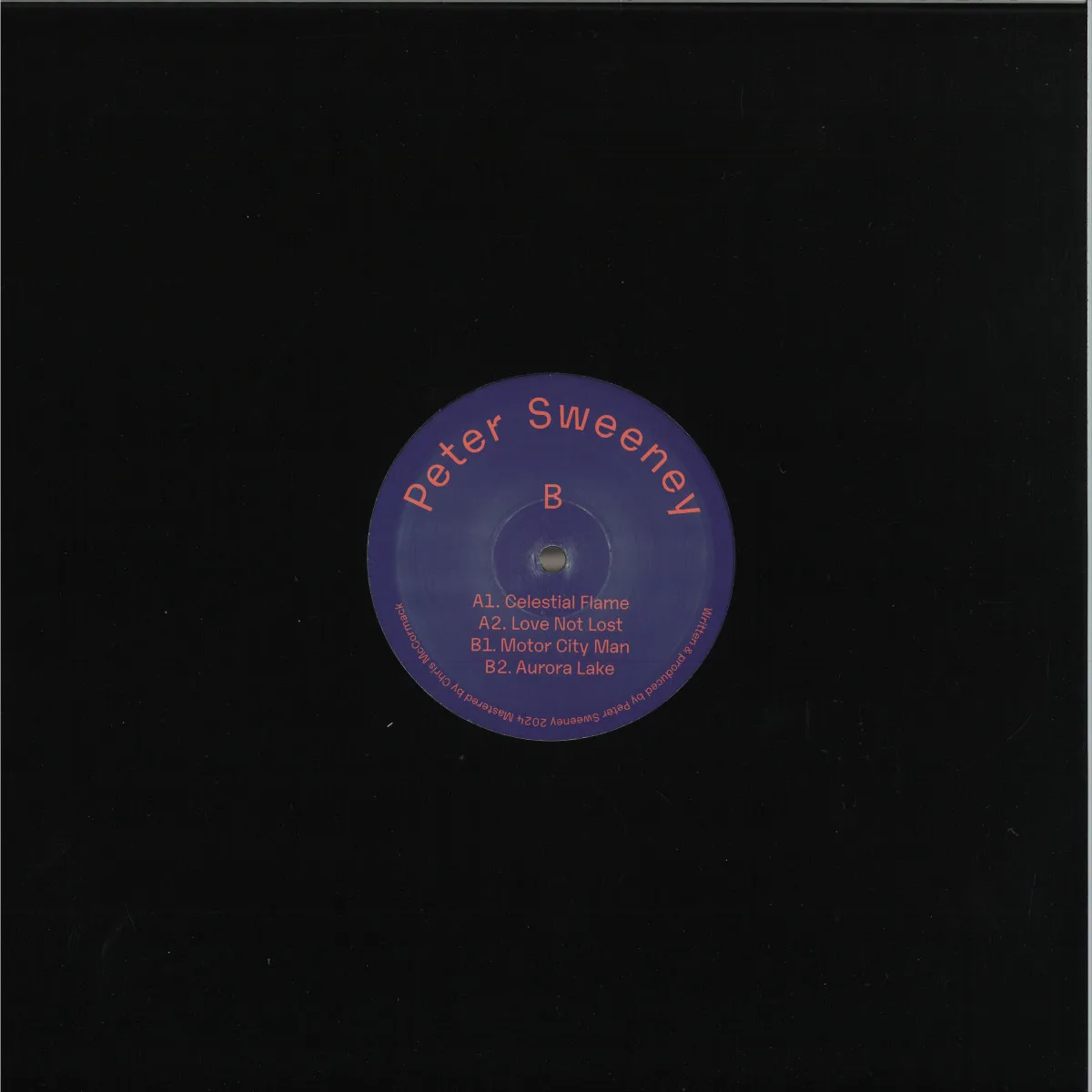 Back cover — Peter Sweeney — Heart Drives The Machine