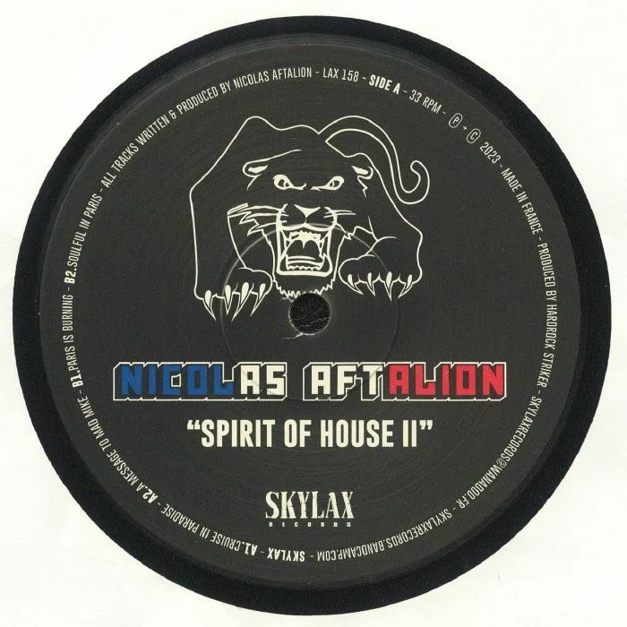 Лицевая сторона обложки — Nicolas AFTALION — Spirit Of House II