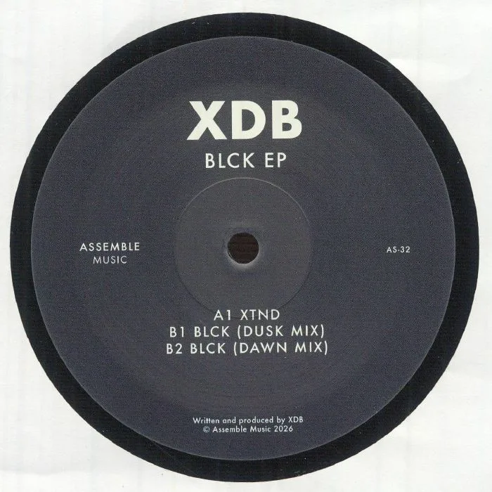 Лицевая сторона обложки — XDB — BLCK EP