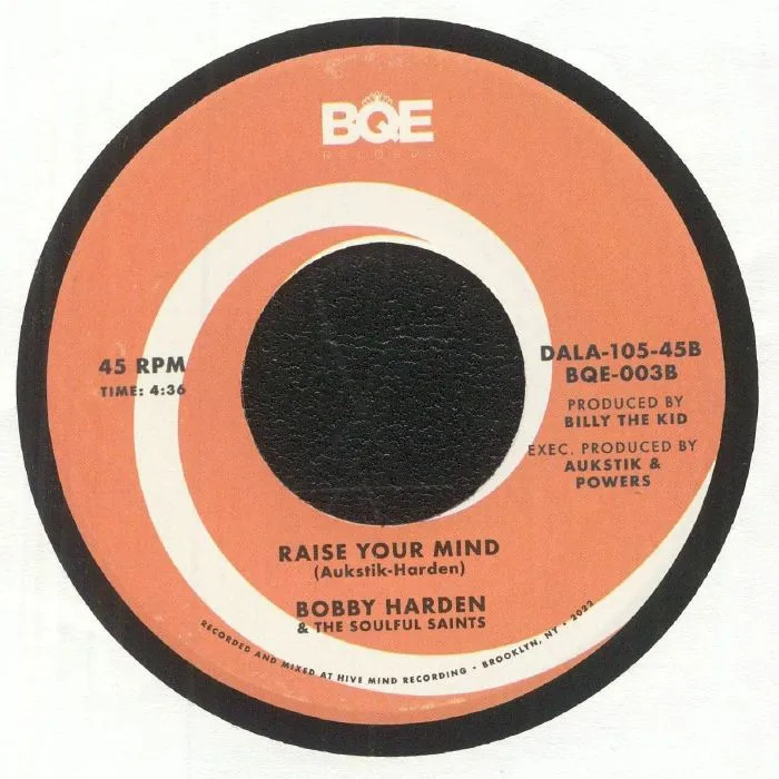 Лицевая сторона обложки — Bobby HARDEN / THE SOULFUL SAINTS — One Night Of The Week