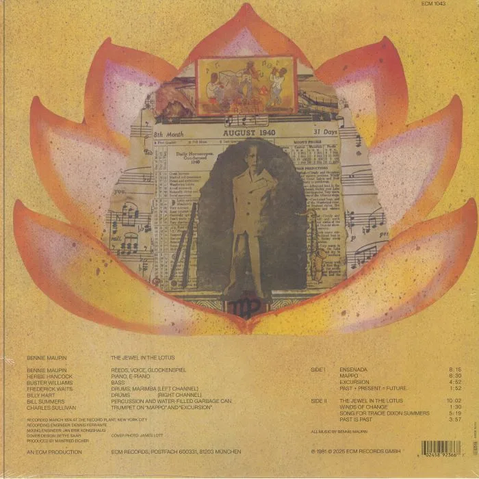 Обратная сторона обложки — Bennie MAUPIN — The Jewel In The Lotus (reissue)