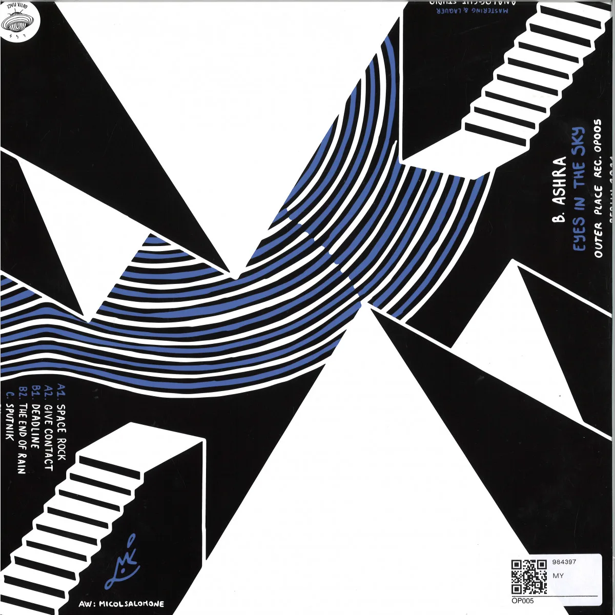 Back cover — B. Ashra — Eyes In The Sky LP 2x12"