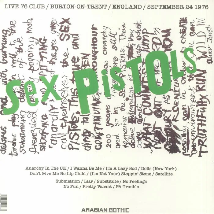 Обратная сторона обложки — SEX PISTOLS — Rotten Razored