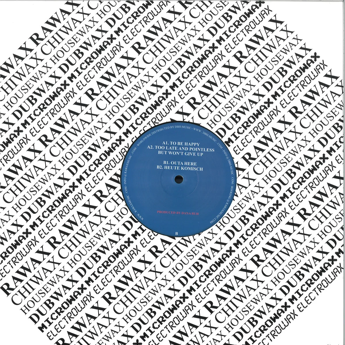 Back cover — DANA RUH — RED LIGHTS IN BLUE SKIES