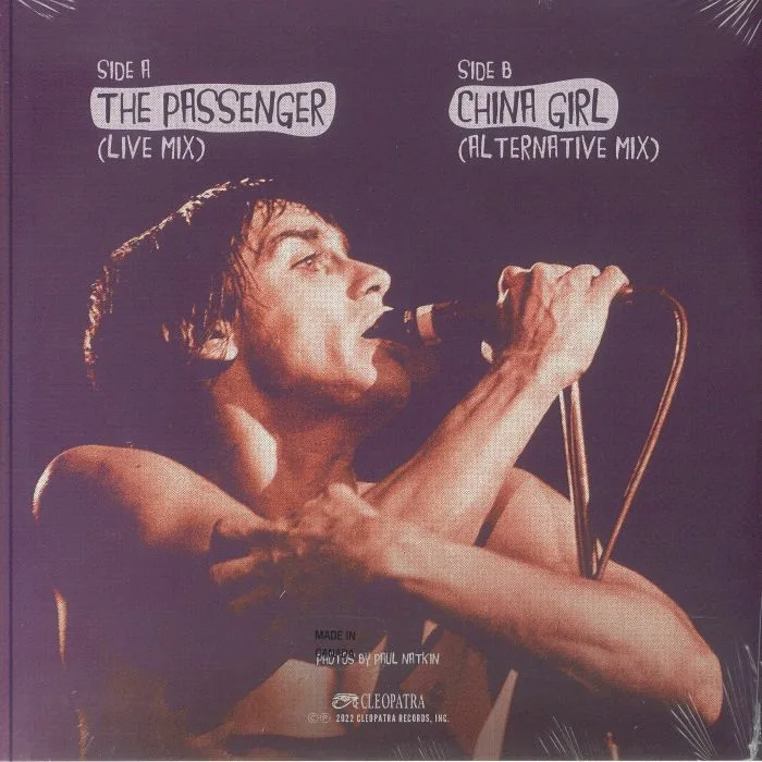 Обратная сторона обложки — IGGY POP — The Passenger