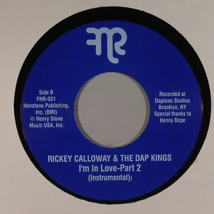 Обратная сторона обложки — Rickey CALLOWAY / THE DAP KINGS — I'm In Love (parts 1 & 2) (instrumental)