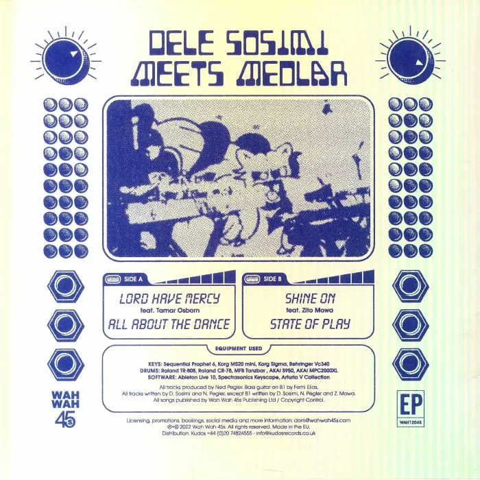 Обратная сторона обложки — Dele SOSIMI / MEDLAR — State Of Play EP
